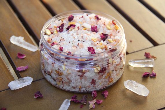bath salt orange rose